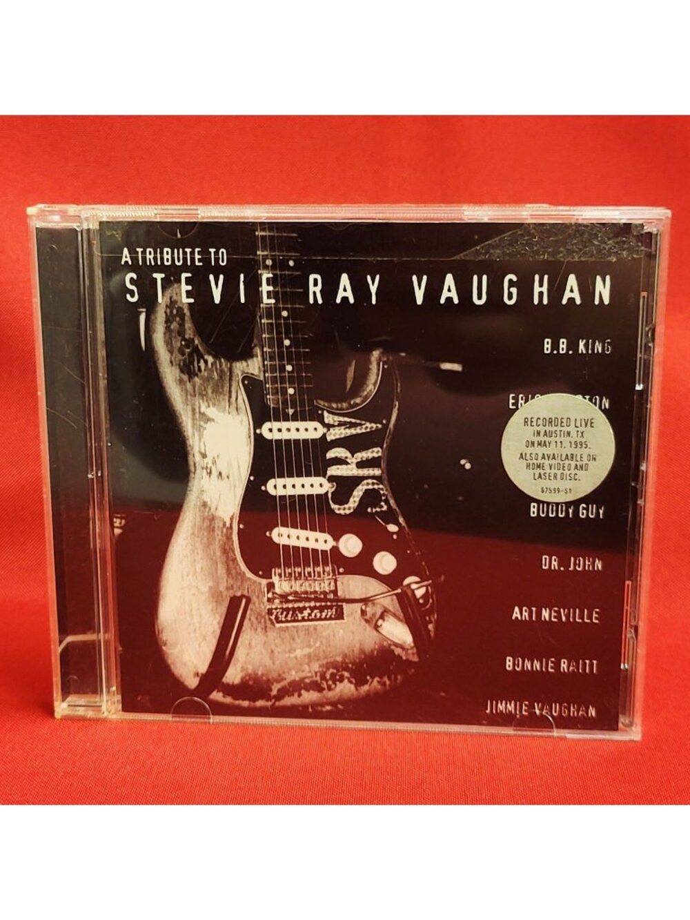 A Tribute to Stevie Ray Vaughan Live Album CD 1996
